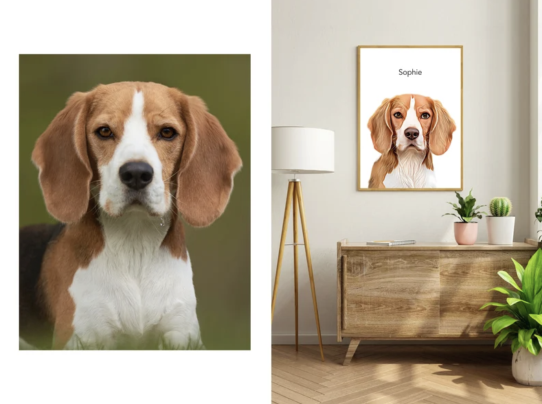 Pet portrait sample 2