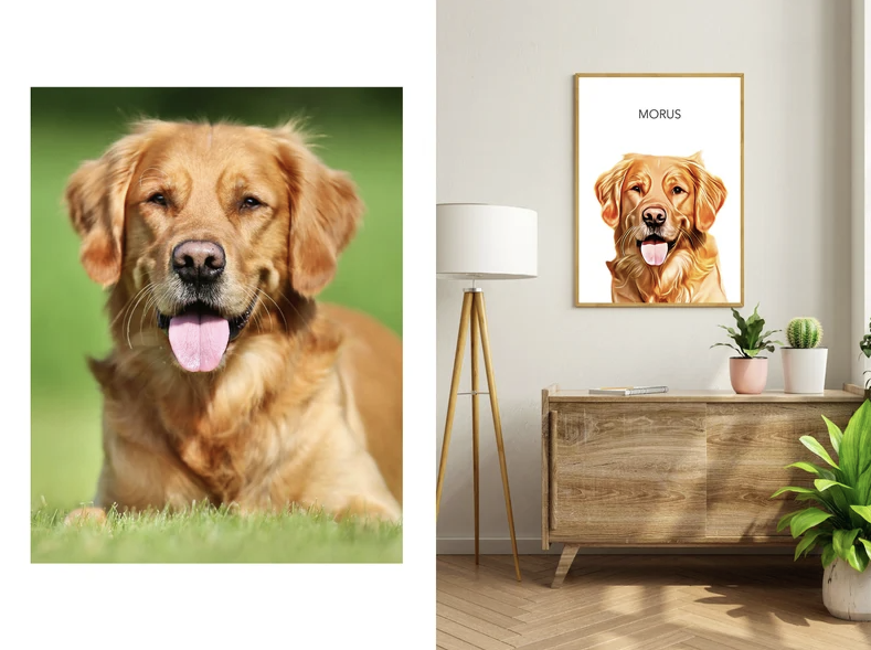 Pet portrait sample 4